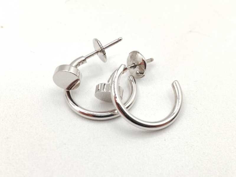 カルティエ買取　ジュストアンクルピアス　750WG